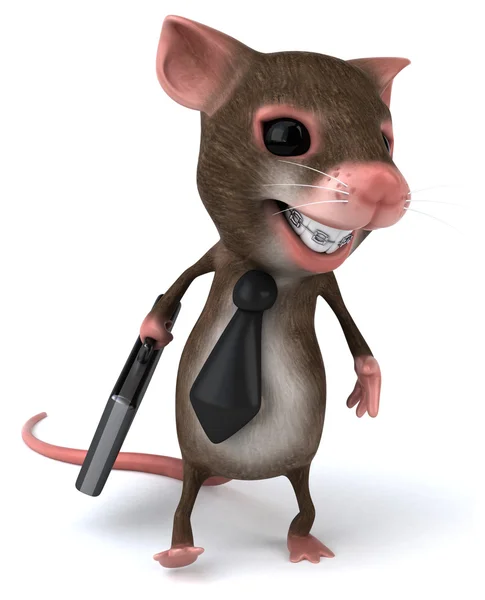 Funny cartoon mouse — Stock Photo, Image