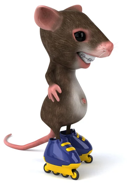 Funny cartoon mouse — Stock Photo, Image