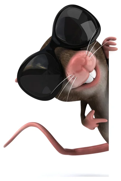 Śmieszne kreskówka mysz — Zdjęcie stockowe