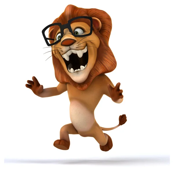 Fun cartoon lion — Stock Photo, Image