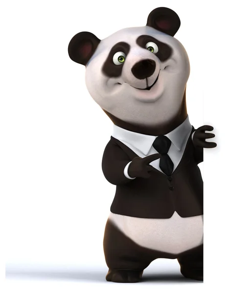 Panda Fun rajzfilm — Stock Fotó