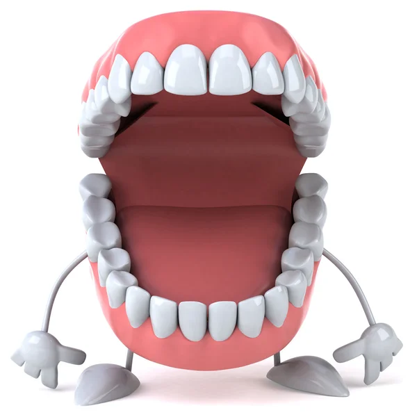 Fun cartoon teeth — Stock Photo, Image