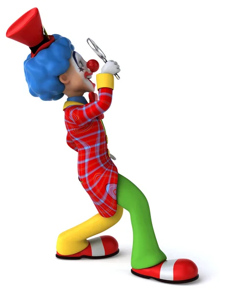 Fun cartoon clown — Stock Photo, Image