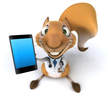 Eğlenceli çizgi film sincap