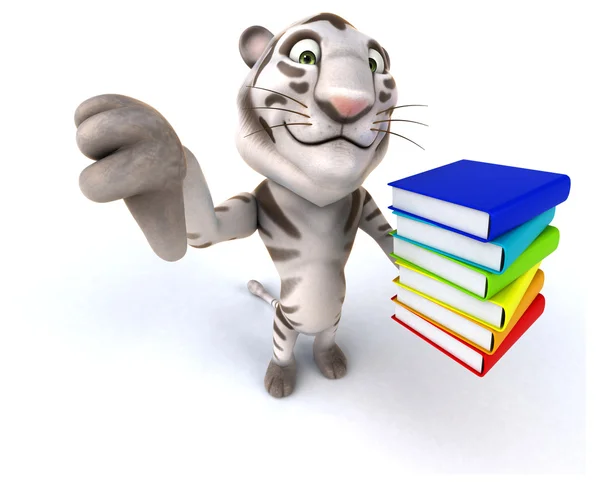 Funny cartoon tiger — Stock Photo, Image