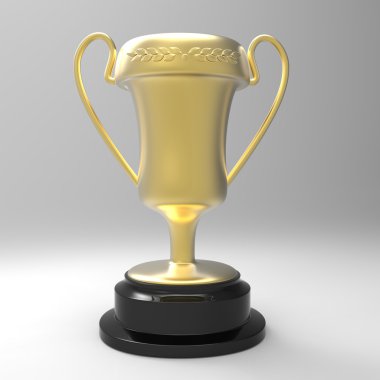 Kupa koyu gri arka plan üzerinde