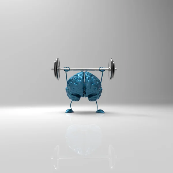 Hersenen capaciteiten concept — Stockfoto