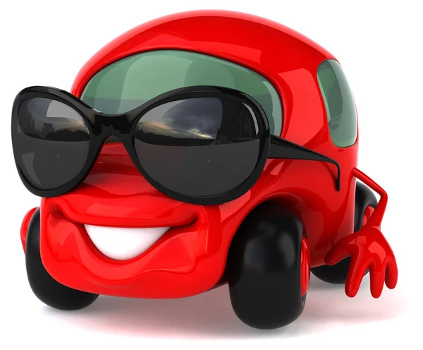 Fun мультфільму автомобіля — стокове фото