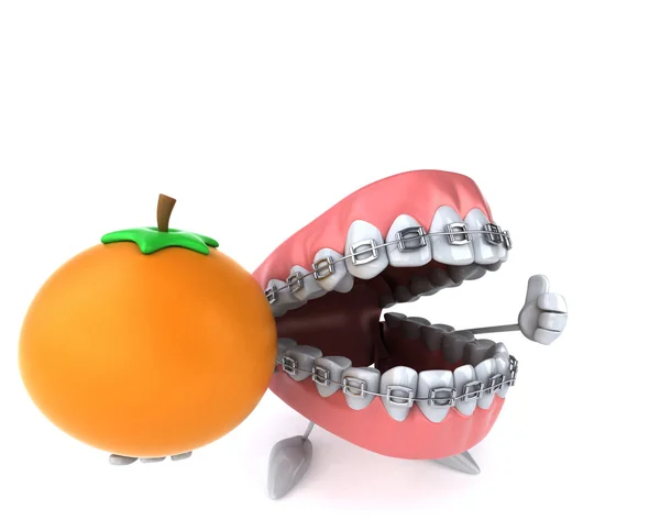 Fun cartoon teeth — Stock Photo, Image