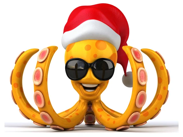 Fun yellow octopus — Stock Photo, Image