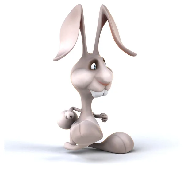 Eğlenceli karikatür tavşan — Stok fotoğraf