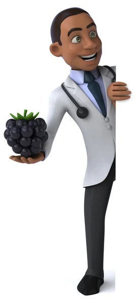 Fun cartoon doctor — Stock Photo, Image