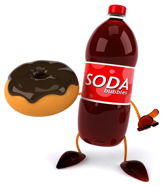 Leuk fles soda — Stockfoto