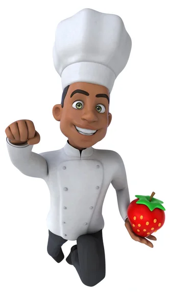 Leuke cartoon chef-kok — Stockfoto