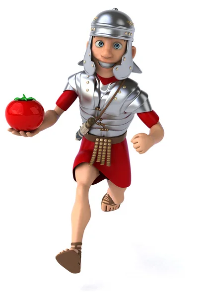 Soldat romain avec tomate — Photo