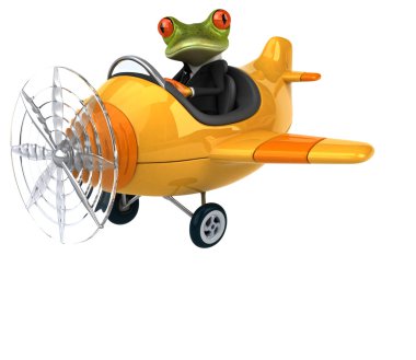 Eğlenceli kurbağa tabak