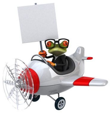 Eğlenceli kurbağa tabak