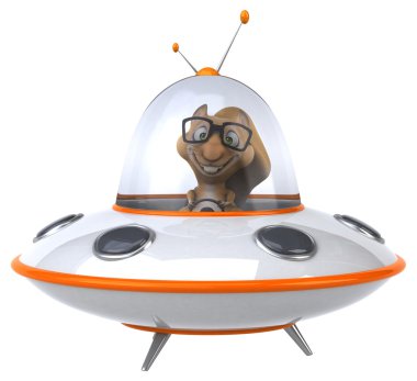 UFO eğlenceli sincap