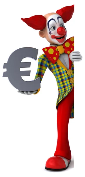 Fun cartoon clown — Stock Photo, Image