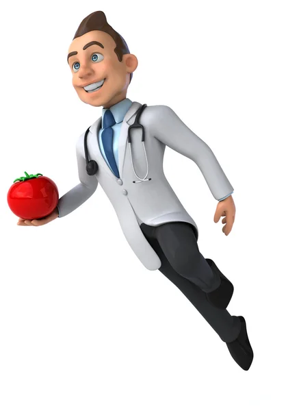 Fun cartoon doctor — Stock Photo, Image