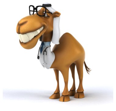 Eğlenceli çizgi film deve