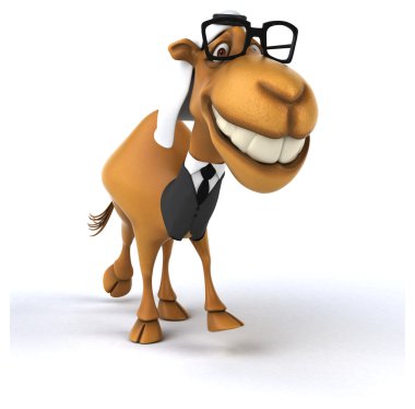 Eğlenceli çizgi film deve