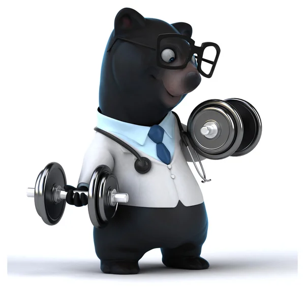 Divertido oso de dibujos animados — Foto de Stock