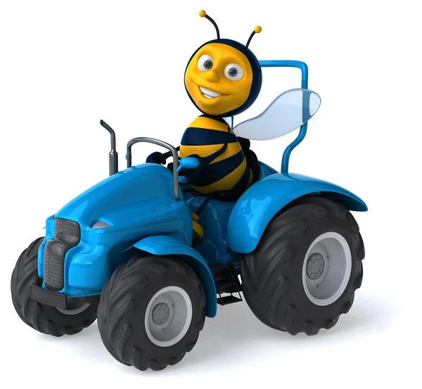 Funny cartoon bee — Stock Photo, Image