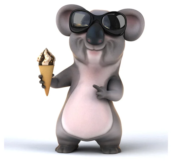 Fun cartoon koala — Stock Photo, Image