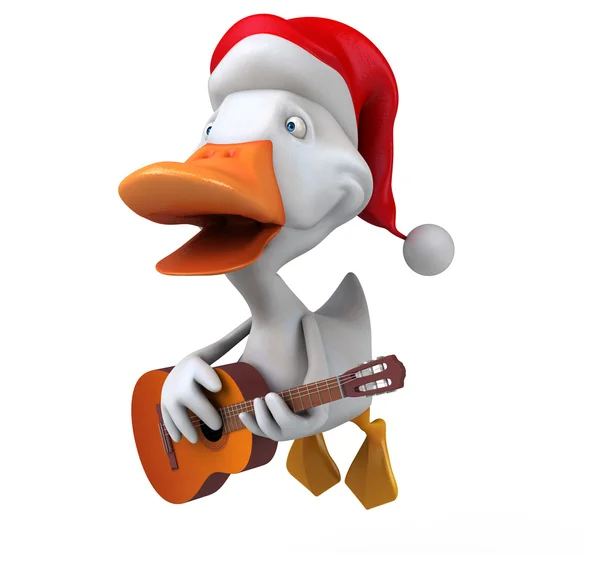 Funny cartoon duck — Stock Photo, Image