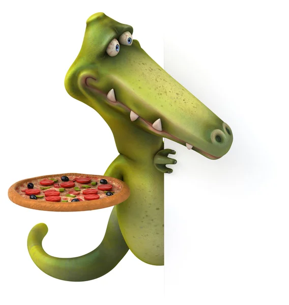 Grappige cartoon dinosaurus — Stockfoto