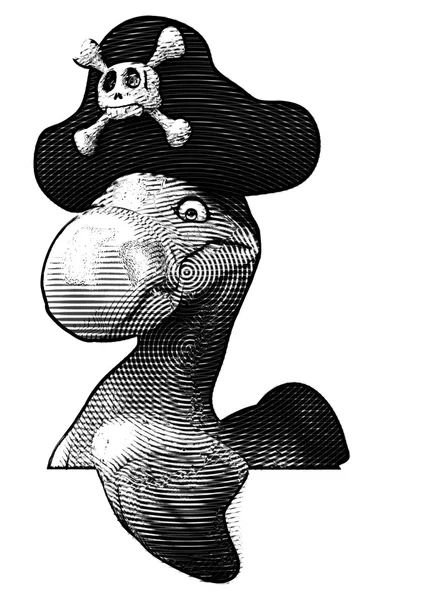 Смешной мультяшный додо — стоковое фото