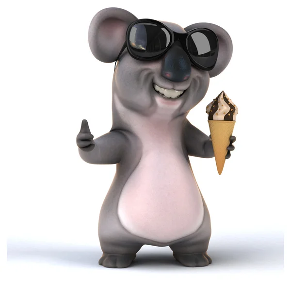 Spaß Cartoon Koala — Stockfoto