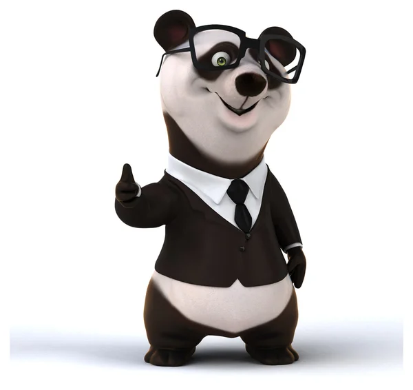 Fun cartoon panda — Stock Photo, Image