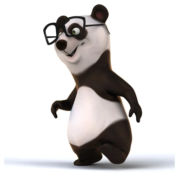 Leuke cartoon panda — Stockfoto