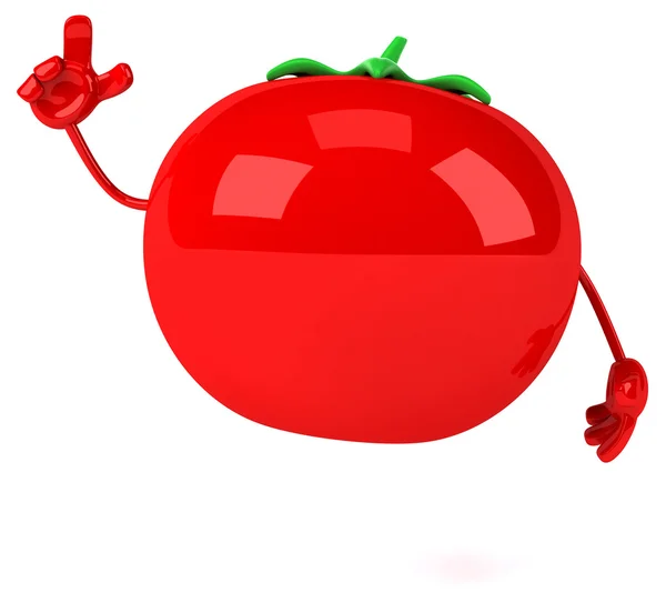 Divertido tomate de dibujos animados — Foto de Stock