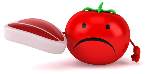 Funny cartoon tomato — Stock Photo, Image