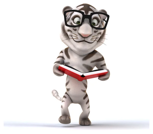 Funny cartoon tiger — Stock Photo, Image