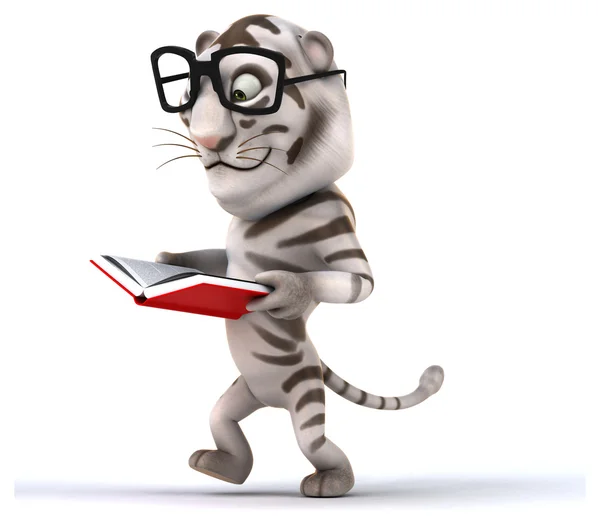 Funny cartoon tiger — Stock Photo, Image