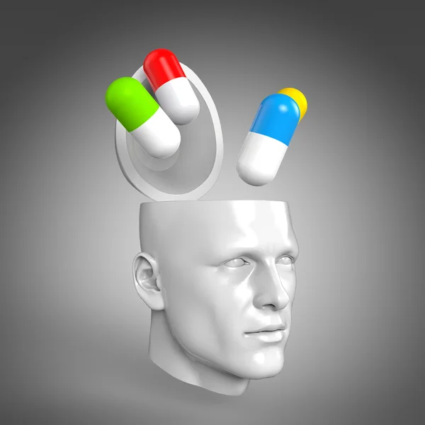 Addicted mind concept — Stock Photo, Image