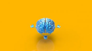 komik beyin meditasyon yapıyor