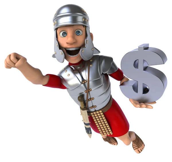 Cartoon Roman soldier — Stock Photo, Image