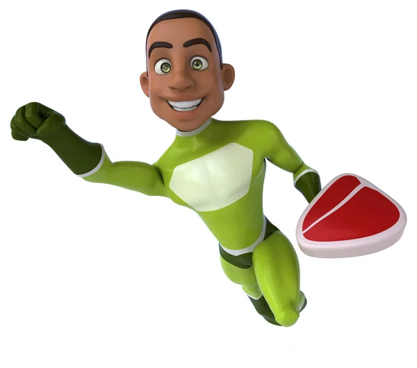 Fun cartoon superhero — Stock Photo, Image