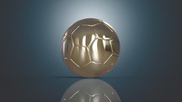 Ballon de football généré par ordinateur or 