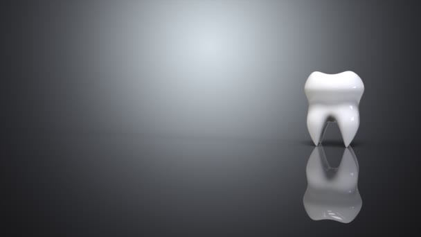 Diş döngüsü animasyon kavramı — Stok video