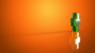 Eczane işareti yeşil haç