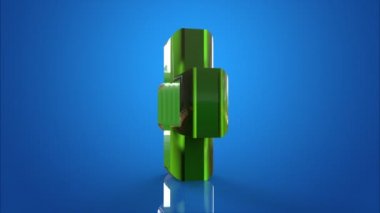 Eczane işareti yeşil haç