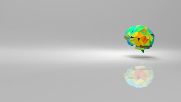 cerveau coloré lumineux 