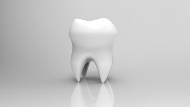 歯のサイクルのアニメーションの概念 — ストック動画