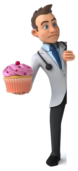 Cute cartoon doctor — Stock Photo, Image